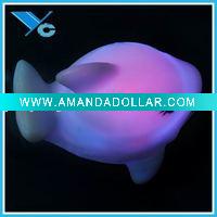 Vinyl Fish with LED light, water induction