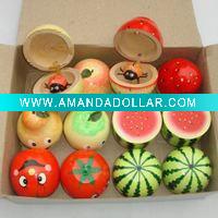 wooden fruit toy