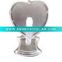 Wholesale new arcylic white heart earring display