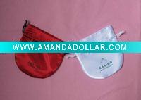 Double layers satin bag