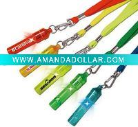 Wholesale Flashing Whistle with Lanyar (EN71 Approval)