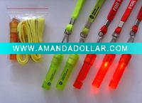 Wholesale Flashing Whistle with Lanyard (EN71 Approval)