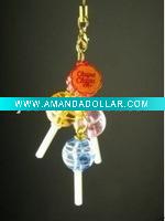 Wholesale mobile phone flash pendant( candy)