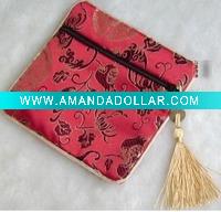 Wholesale Red color jewelry bag 50pcs