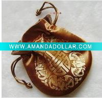 Wholesale Red color jewelry bag 50pcs