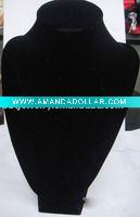 fabric necklace display