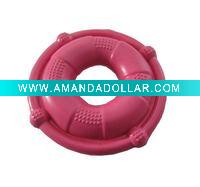 Wholesale lovely rubber pet toy with doughnut shape