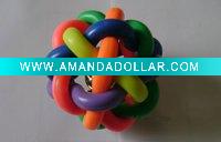Wholesale Pet Dog Multi-Pet Nobbly Wobbly Rubber Ball Funny toy