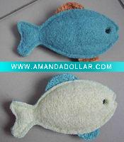 loofah pet toy