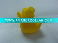 Wholesale 5 inch plastic bath pal toys yellow duck