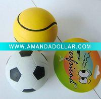 Wholesale rubber ball-6.3cm rubber foam toy