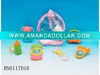 Wholesale baby rattle set,baby toys,baby bell(6pcs)