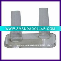 transparent acrylic ring display rack