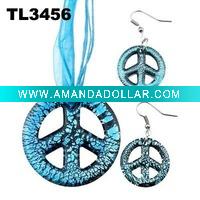 Wholesale TL3456 Fashion murano glass jewllery set