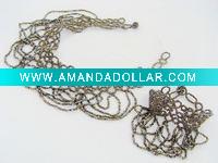 Wholesale wave type beadwork jewelry set