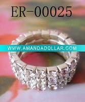 Wholesale hot nice style claw chain silver plating stretch finger ring