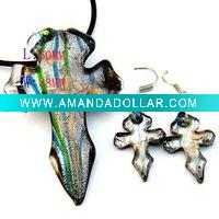 Wholesale Lampwork Murano Glass Jewelry Set