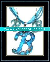 Wholesale hottest murano necklace and earrings set