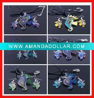 Wholesale murano glass jewelry set