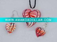 Wholesale Lampwork Murano Glass Jewelry Set