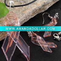 Wholesale Lampwork Murano Glass Jewelry Set