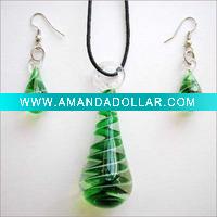 Lampwork Murano Glass Jewelry Set