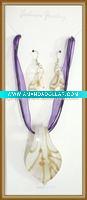 Wholesale fashion murano glass jewelry set