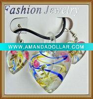 Wholesale murano glass jewelry set