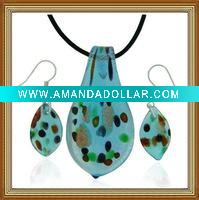 Wholesale fashion murano glass jewelry set