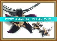 Wholesale murano glass jewelry set