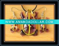 Wholesale murano glass jewelry set