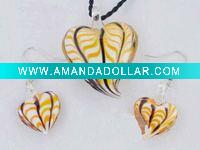 Wholesale Lampwork Murano Glass Jewelry Set