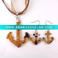 Wholesale Lampwork Murano Glass Jewelry Set