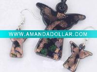 Wholesale Lampwork Murano Glass Jewelry Set