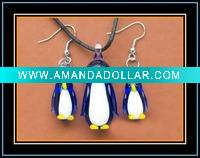 Wholesale animal glass jewelry set