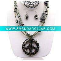 Wholesale murano glass jewelry set