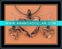 Wholesale murano glass jewelry set