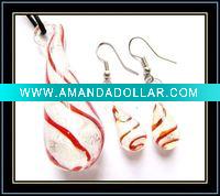 Wholesale Lampwork Murano Glass Jewelry Set