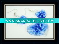 Wholesale murano glass jewelry set