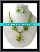 Lampwork Murano Glass Jewelry Set