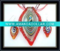 Wholesale Lampwork Murano Glass Jewelry Set