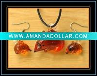 Wholesale animal murano glass jewelry set