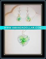 Wholesale fashion murano glass jewelry set