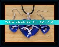 Wholesale murano glass jewelry set