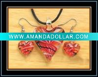 Wholesale murano glass jewelry set