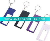 Card Keychain Magnifier With LED Light