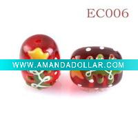 Festival & Hand-painted glass bead