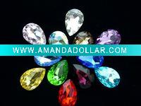 Wholesale crystal jewlery pendant precious glass stone