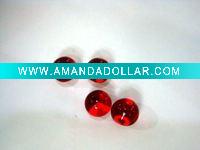 Wholesale Fashion Ruby Red Ball&Sphere Glass Jewelry