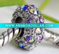 Wholesale wholesale accessories, alloy beads, silver plated beads jewelry